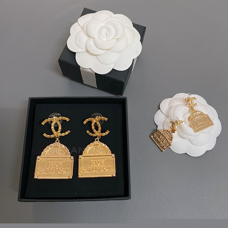 Ch*el earrings